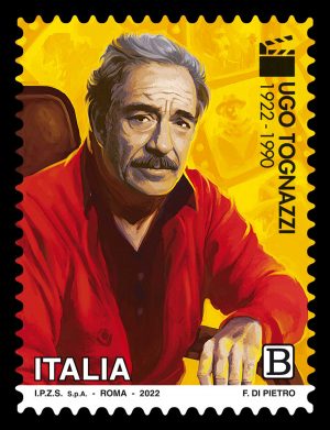 Il francobollo di Ugo Tognazzi