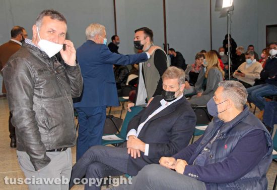Santucci, Ubertini e Marini all'incontro della Lega