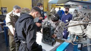 Gli studenti dell'Itt Da Vinci all'Aeromuseo di Vigna di Valle