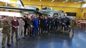 Gli studenti dell'Itt Da Vinci all'Aeromuseo di Vigna di Valle
