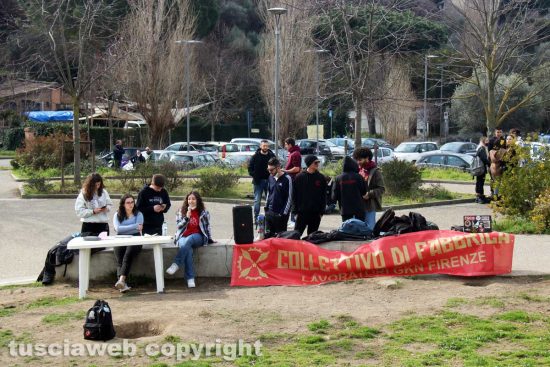 Viterbo - L'assemblea operai-studenti a Valle Faul