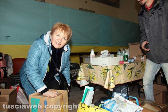 Viterbo - Il centro di raccolta della comunità ucraina in via del Suffragio