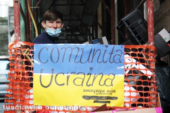 Viterbo - Il centro di raccolta della comunità ucraina
