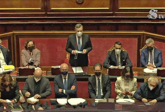 Guerra in Ucraina - Draghi riferisce al Senato