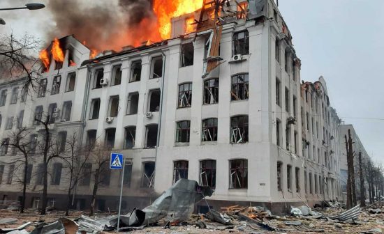 Guerra in Ucraina - Bombardamenti a Kharkiv