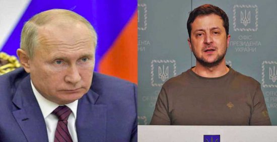 Vladimir Putin e Volodymyr Zelensky