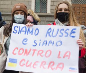 Viterbo - Manifestazione contro la guerra in Ucraina
