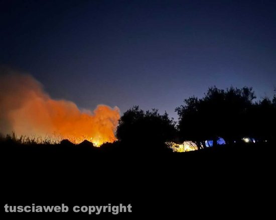 Incendio a Vignanello