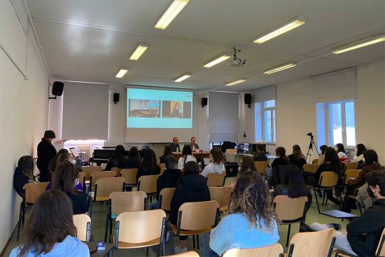 Viterbo - Giovanni Impastato ospite del&nbsp;liceo Santa Rosa