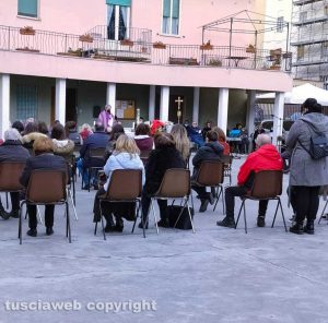 Viterbo - I funerali di Valentina Rubio
