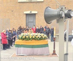 Viterbo - I funerali di Valentina Rubio