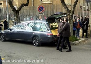 Viterbo - I funerali di Valentina Rubio
