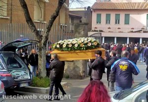 Viterbo - I funerali di Valentina Rubio