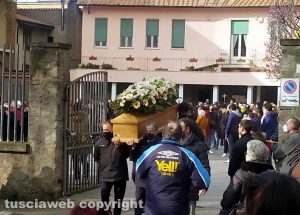 Viterbo - I funerali di Valentina Rubio