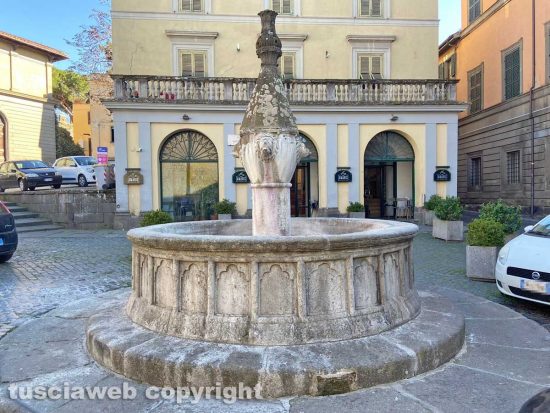Viterbo - La fontana di piazza Dante