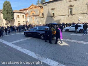 Viterbo - I funerali di Andrea Cardoni