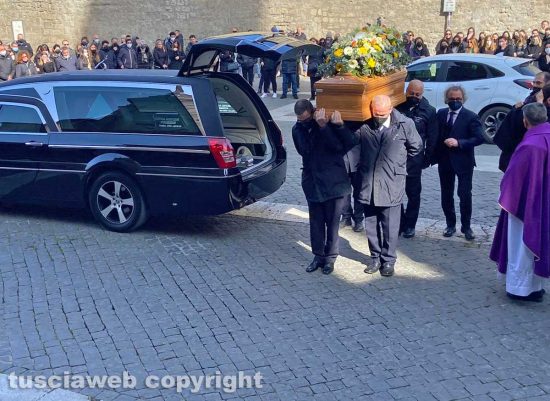 Viterbo - I funerali di Andrea Cardoni