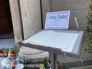 Viterbo - I funerali di Andrea Cardoni