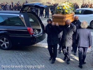 Viterbo - I funerali di Andrea Cardoni