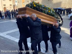 Viterbo - I funerali di Andrea Cardoni