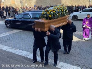 Viterbo - I funerali di Andrea Cardoni