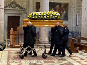 Viterbo - I funerali di Andrea Cardoni