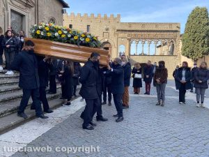Viterbo - I funerali di Andrea Cardoni