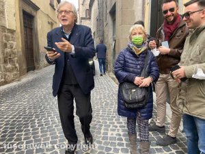 Viterbo - Elezioni amministrative - Vittorio Sgarbi presenta la sua lista