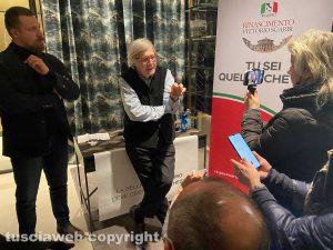 Viterbo - Elezioni amministrative - Vittorio Sgarbi presenta la sua lista