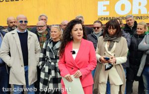 Viterbo - La conferenza stampa di Chiara Frontini