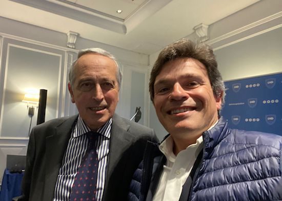 Giancarlo Abete e Francesco Bravini