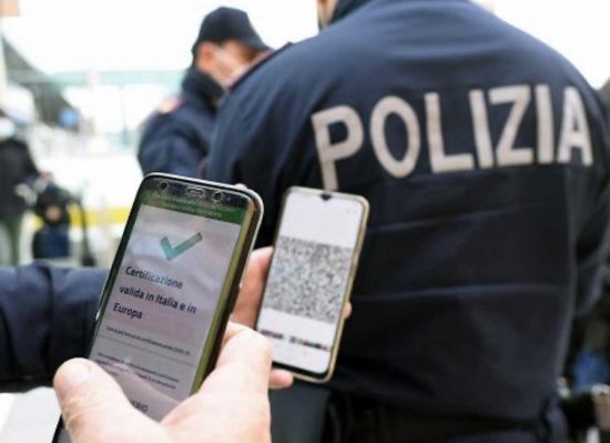 Polizia - Covid- Green pass