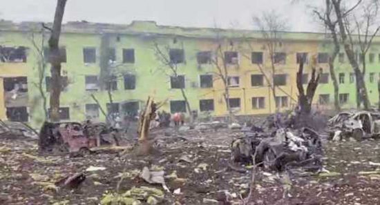 Guerra in Ucraina - Mariupol - L'ospedale pediatrico distrutto