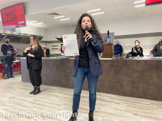Viterbo - Conferenza stampa della candidata sindaca Chiara Frontini (Viterbo 2020)