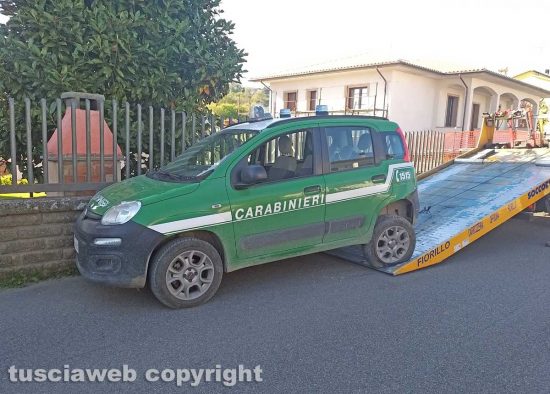 Montefiascone - L'incidente in via Fiordini