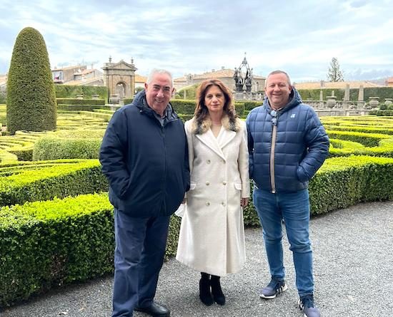 Bagnaia - Da sinistra: Antonio Scardozzi, Laura Allegrini e Gianluca Grancini