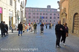 Turisti a Viterbo