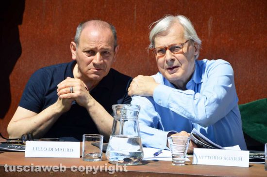 Sutri - Lillo Di Mauro e Vittorio Sgarbi