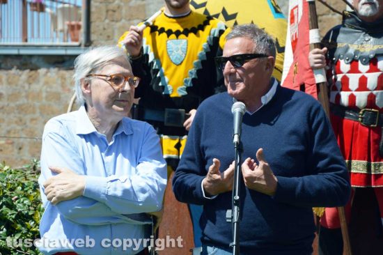 Sutri - Vittorio Sgarbi e Luca Barbareschi