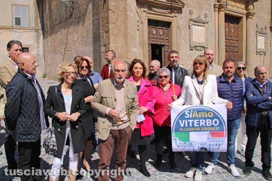 Laura Allegrini a piazza San Faustino