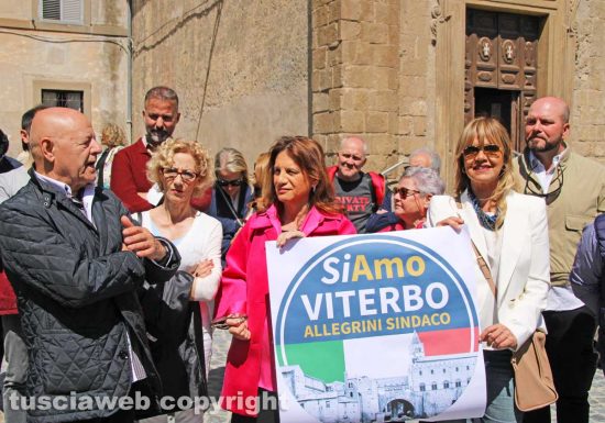 Laura Allegrini a piazza San Faustino
