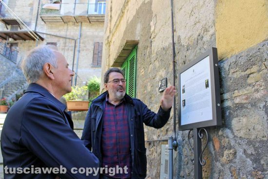 Roccalvecce - Inaugurazione dei pannelli turistici - Luigi Celestini e Mario Burla