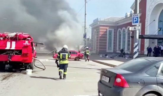 Guerra in Ucraina - Attacco missilistico contro la stazione di Kramatorsk