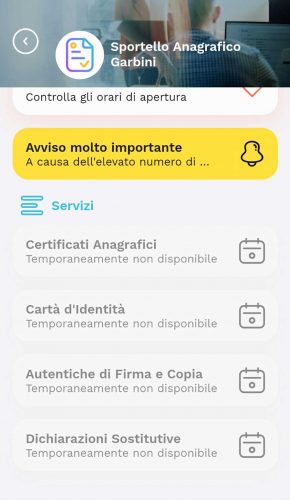 Viterbo - Malfunzionamento dell'app del comune