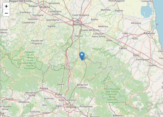 Scossa di terremoto di magnitudo 3.8 tra Firenze e Bologna