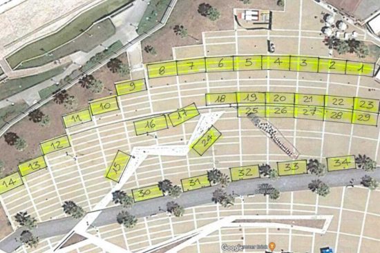 Civitavecchia - Una delle mappe della fiera