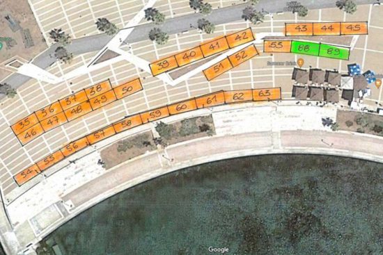 Civitavecchia - Una delle mappe della fiera