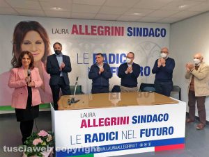 Elezioni amministrative - Viterbo - Il comitato elettorale di Laura Allegrini