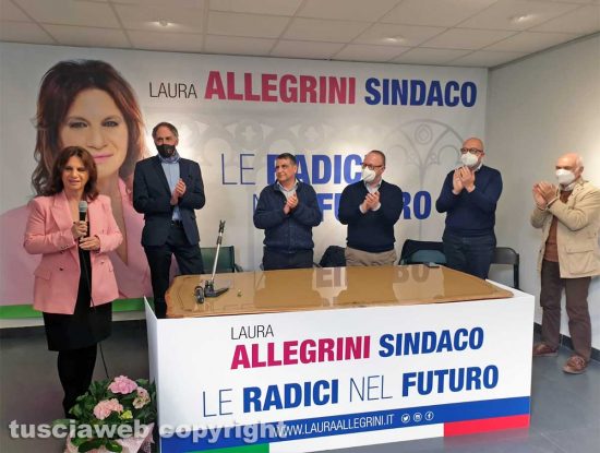 Elezioni amministrative - Viterbo - Il comitato elettorale di Laura Allegrini
