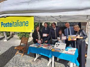 Viterbo - Annullo speciale di Poste italiane per la manifestazione "Eco city lab, la città dei mattoncini"